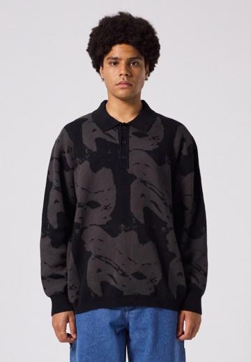 Поло с длинным рукавом