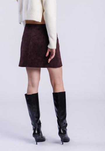 Кожаная юбка