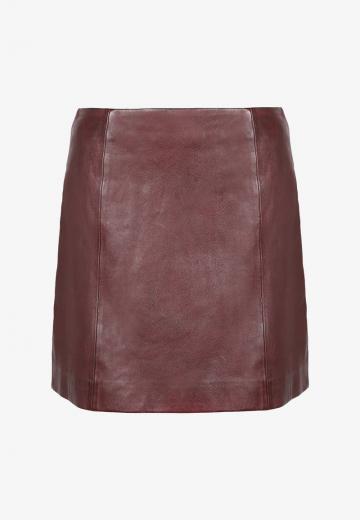 Кожаная юбка