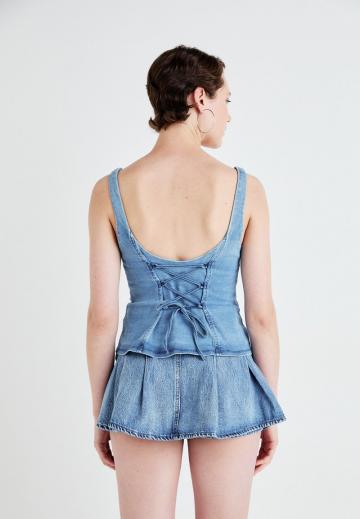 Джинсовая жилетка