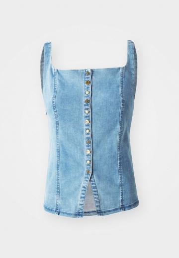 Джинсовая жилетка