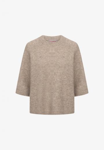 Пуловер с рукавом три четверти