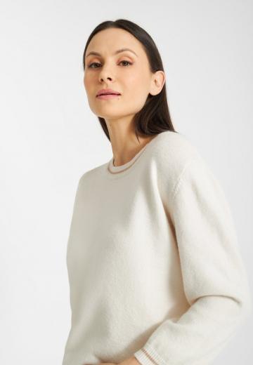 Пуловер с рукавом три четверти