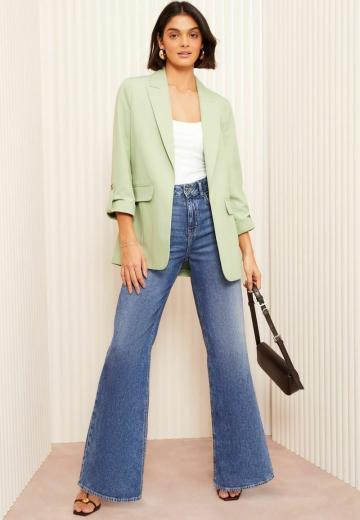 Длинный блейзер