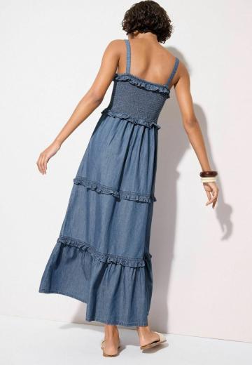 Джинсовое платье