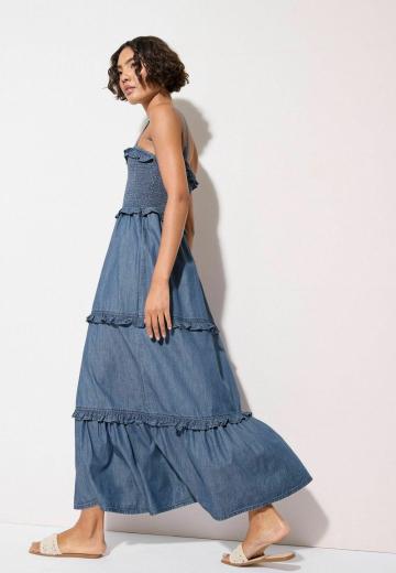 Джинсовое платье