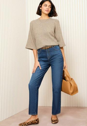 Пуловер с коротким рукавом