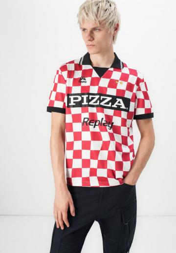 Брюки с накладными карманами