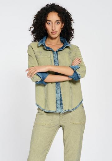 Джинсовая блузка