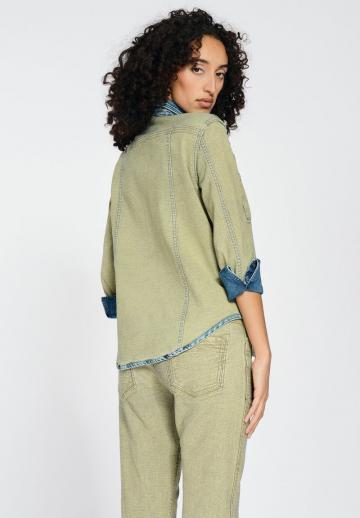 Джинсовая блузка