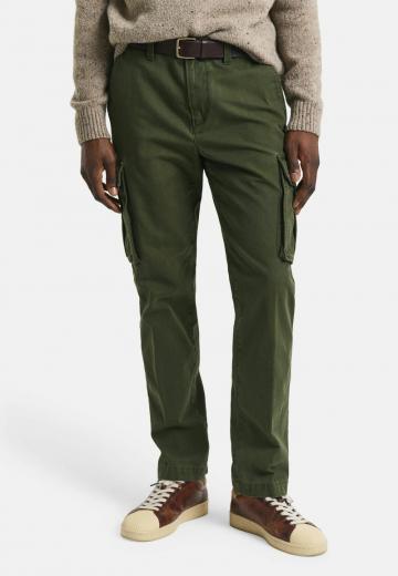 Брюки с накладными карманами