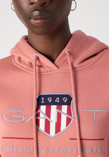 Пуловер с капюшоном