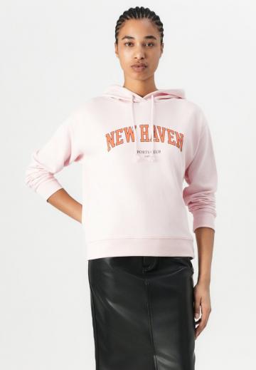 Пуловер с капюшоном