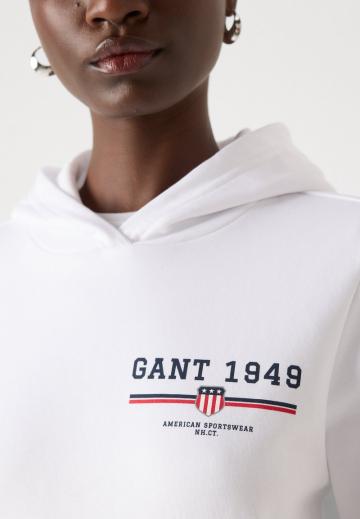 Пуловер с капюшоном