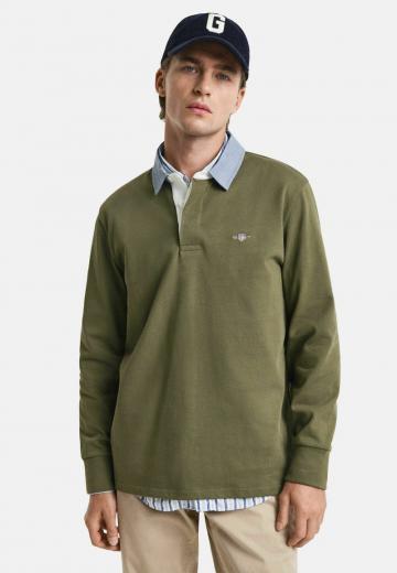 Поло с длинным рукавом