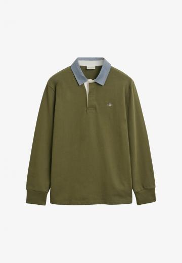 Поло с длинным рукавом