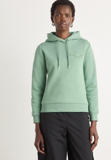 Пуловер с капюшоном