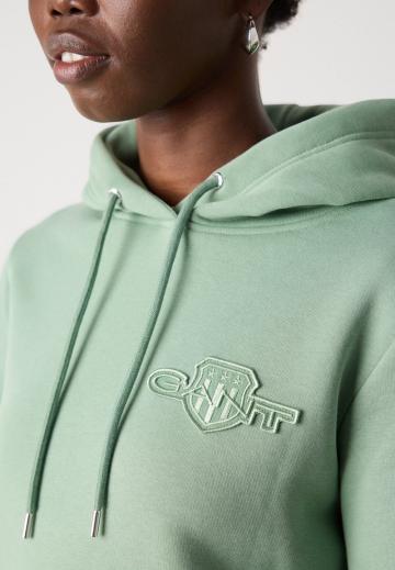 Пуловер с капюшоном