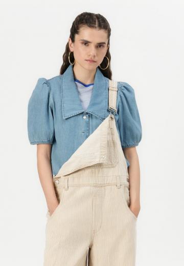 Джинсовый комбинезон