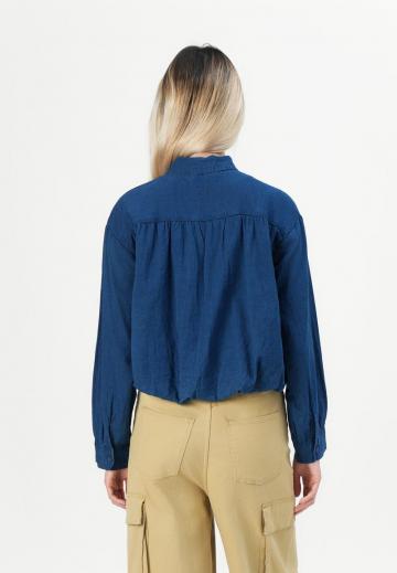 Джинсовая блузка