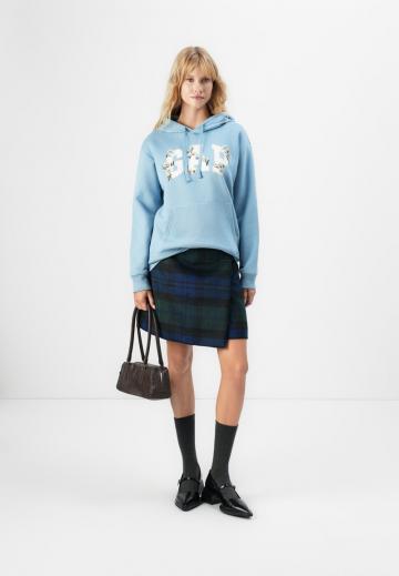 Пуловер с капюшоном