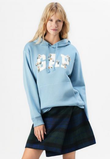 Пуловер с капюшоном