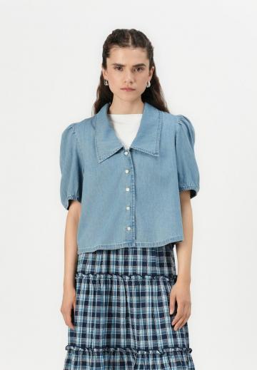 Джинсовая блузка