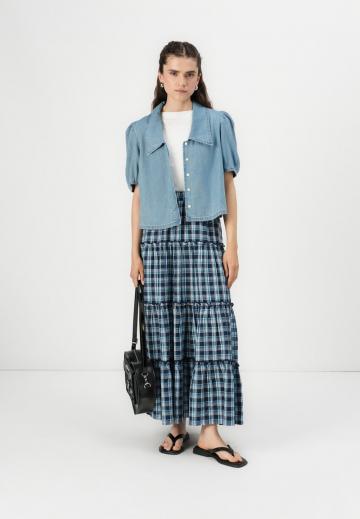 Джинсовая блузка