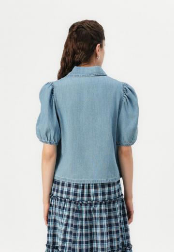 Джинсовая блузка