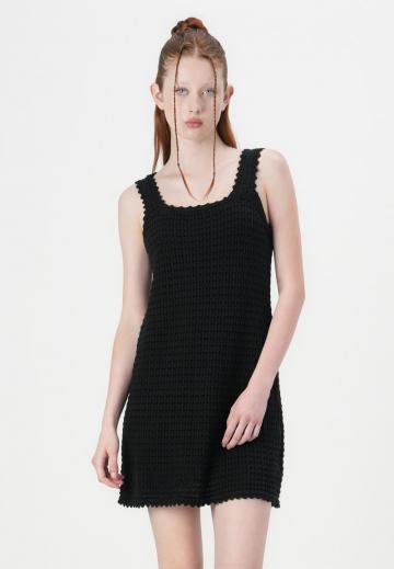 Вязаное платье