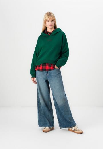 Пуловер с капюшоном