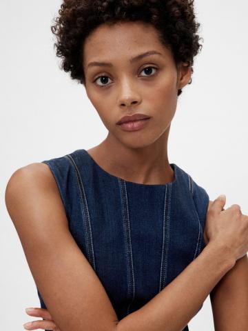 Джинсовое платье