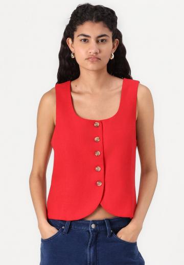 Джинсовая жилетка