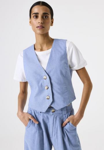 Джинсовая жилетка