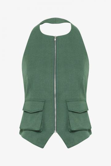 Блузка без рукавов