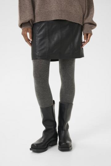 Кожаная юбка