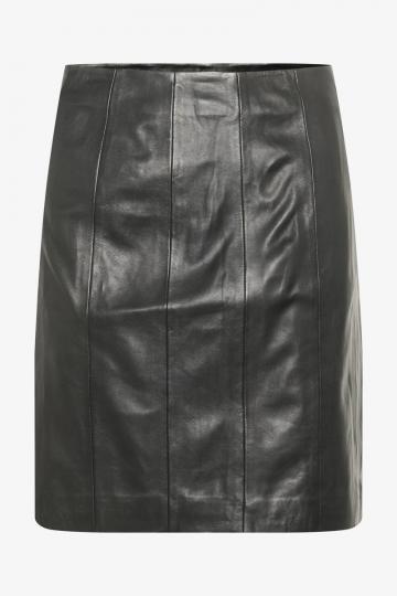 Кожаная юбка