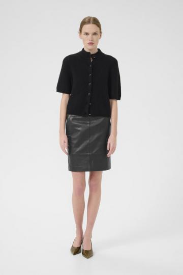 Кожаная юбка