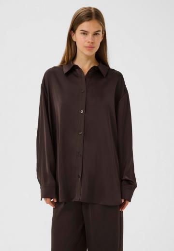 Атласная блузка