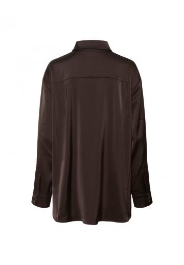 Атласная блузка