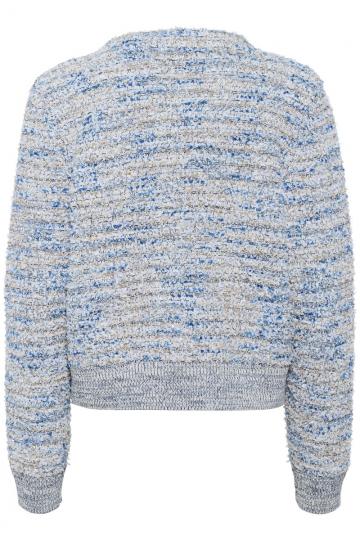 Жаккардовая вязаная кофта