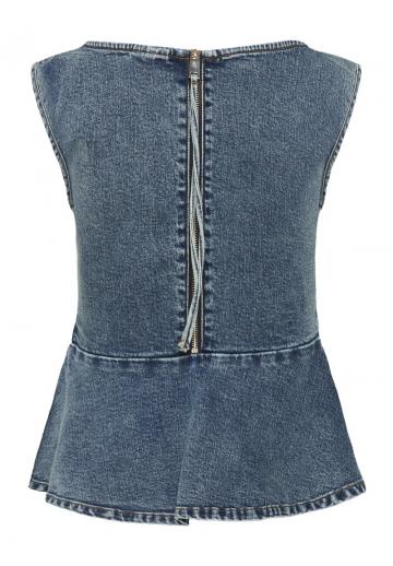 Джинсовая жилетка