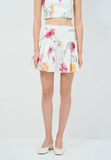 Юбка с воланами