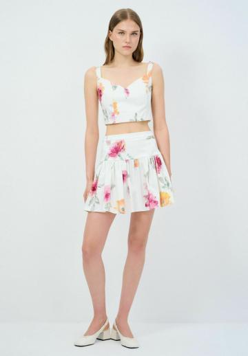 Юбка с воланами