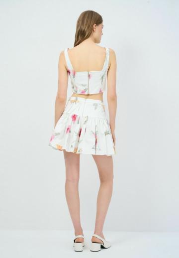 Юбка с воланами