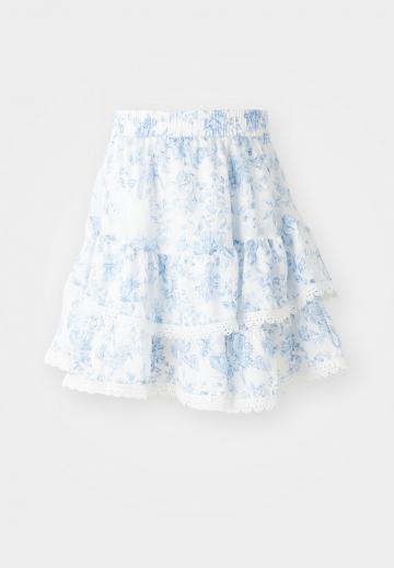 Юбка с воланами