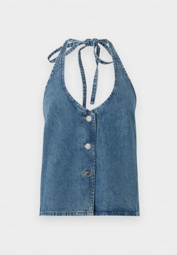 Джинсовая жилетка