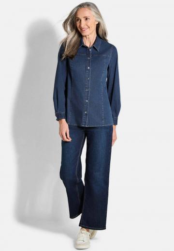 Джинсовая блузка