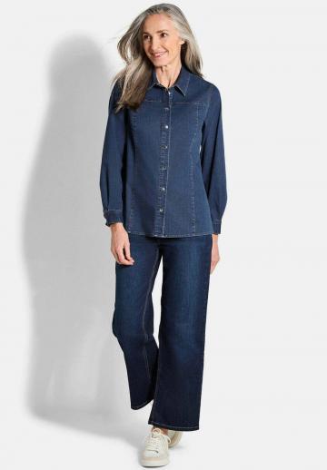 Джинсовая блузка