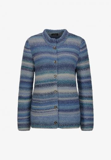 Жаккардовая вязаная кофта